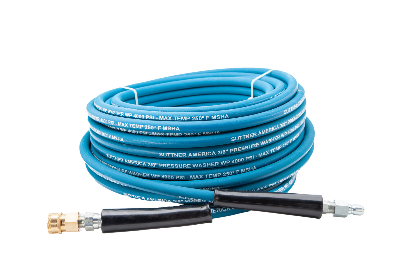 SUTTNER 3/8" X 100' 4000 PSI HOSE ASSEMBLY (BLUE)