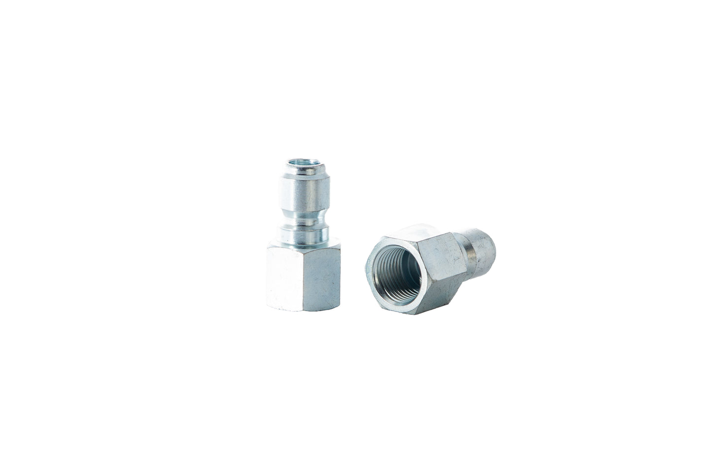 QUICK CONNECT PLUG - 1/4" FEMALE NPT - PLATED STEEL