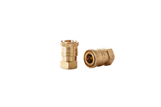 QUICK CONNECT COUPLER - 1/4" FEMALE NPT - BRASS