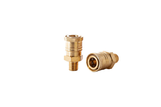 QUICK CONNECT COUPLER - 1/4" MALE NPT - BRASS