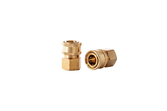 QUICK CONNECT COUPLER - 3/8" FEMALE NPT - BRASS