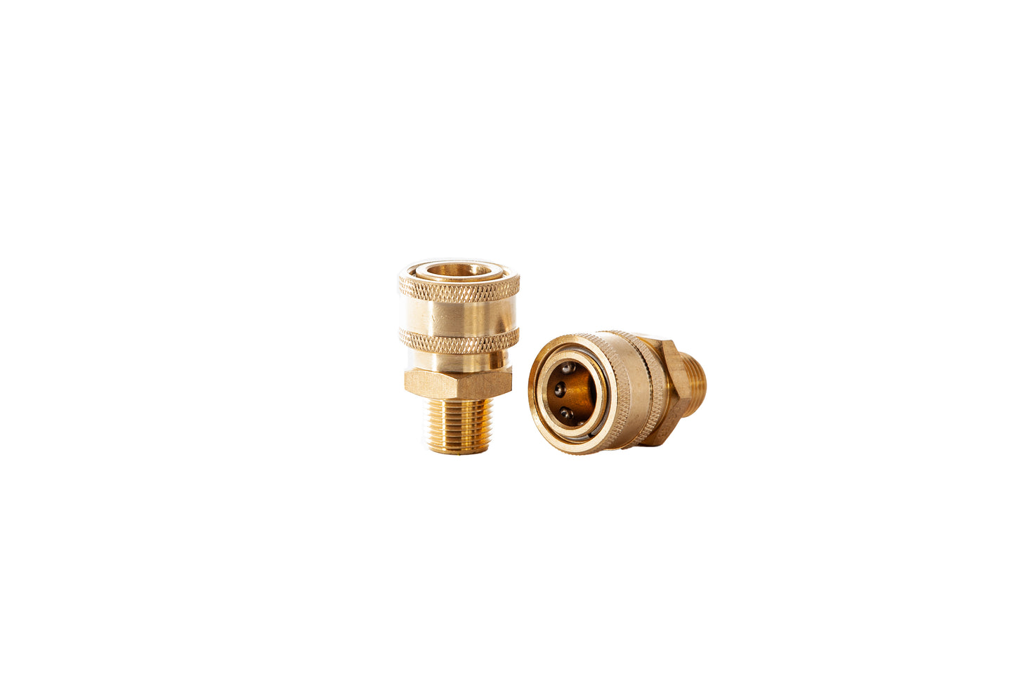 QUICK CONNECT COUPLER - 3/8" MALE NPT - BRASS