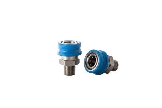 QUICK CONNECT COUPLER - 3/8" MALE NPT - STAINLESS STEEL