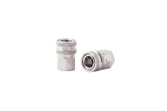 QUICK CONNECT COUPLER 1/2" FEMALE NPT - STAINLESS STEEL