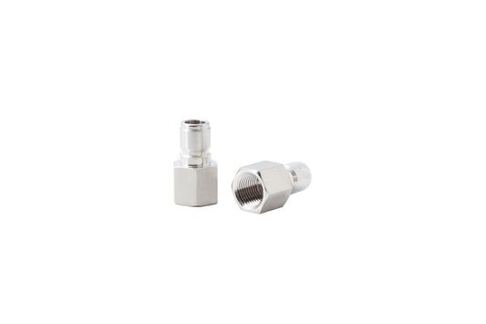 QUICK CONNECT PLUG - 1/2" FEMALE NPT - STAINLESS STEEL