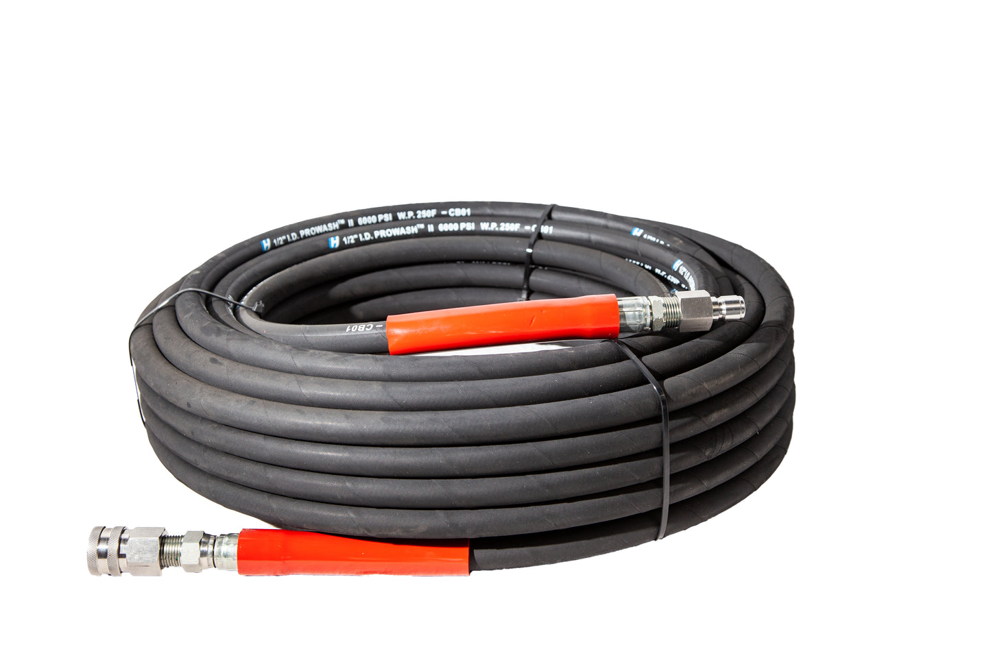 PROWASH 1/2" X 100' 6000 PSI HOSE ASSEMBLY (BLACK)